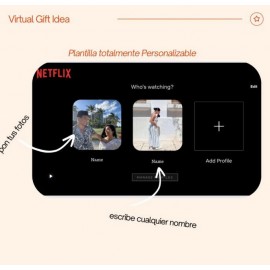 NETFLIX TEMPLATE GIFT IDEA