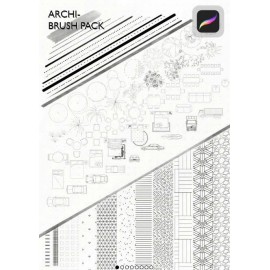 Procreate Line Art and Architecture Brush Suite