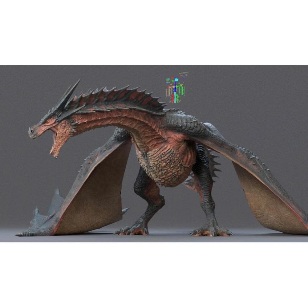 The Tyrant Dragon - Maya Rig