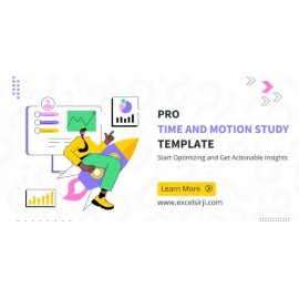Pro Time and Motion Study Template - Including Automated Dashboard​