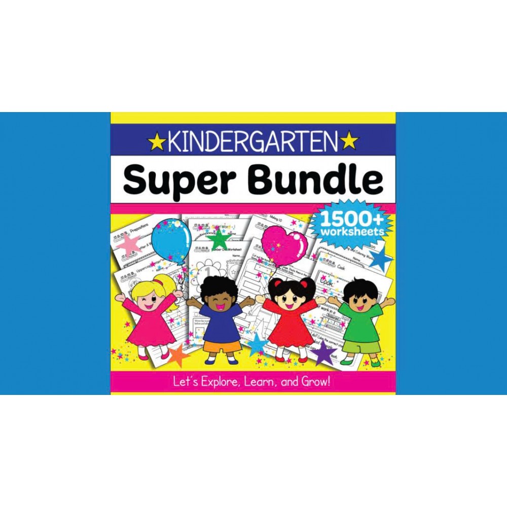 Kindergarten Worksheets Super Bundle